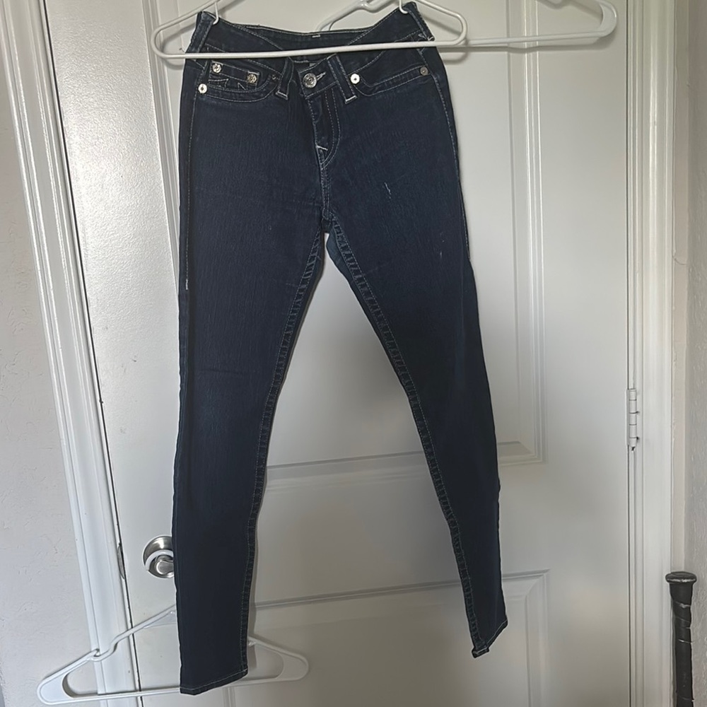 True Religion Blue Skinny Jeans Classic Fit